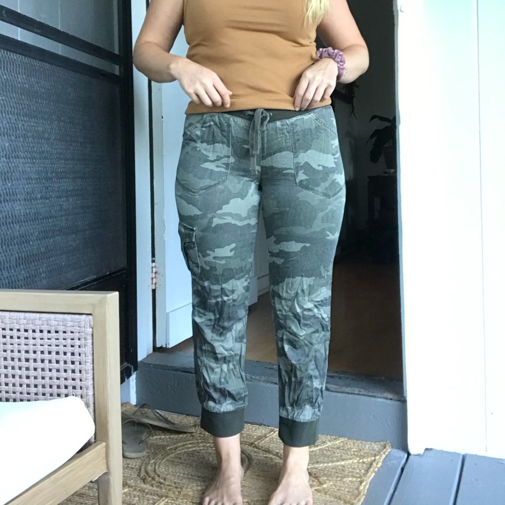 Roxy cargo joggers - army print